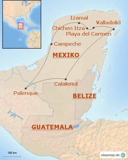 14 days Mexico – rental car tour through Yucatan