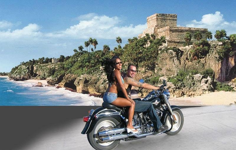 MOTORCYCLE-TRAVEL MEXICO - YUCATA CARIBBEAN - Habibi World Travel