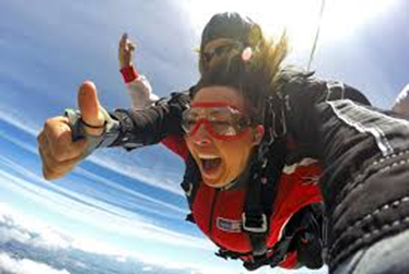 Habibi World Travel Skydive Tandem jump at Guadalajara Mexico