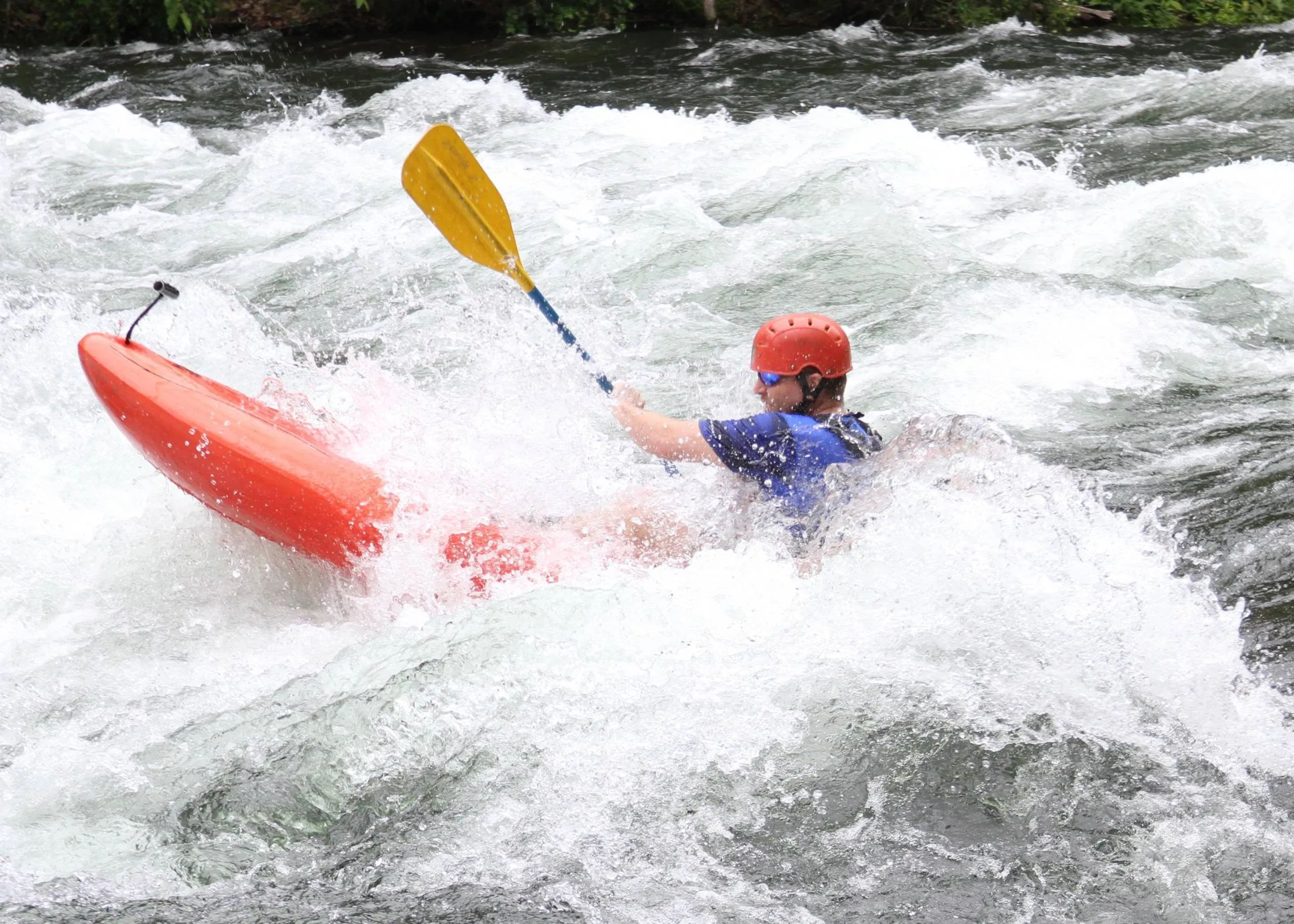 whitewater kayaking